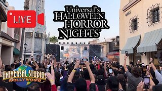 🚨LIVE🚨 Halloween Horror Nights Opening Night Universal Studios Hollywood