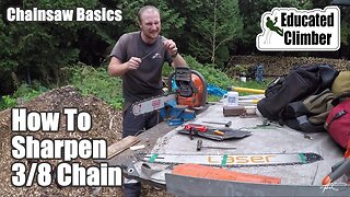 How I Sharpen my Chainsaw - Part 1 | Arborist Fundamentals