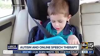 Families heading online to get assistance with autism, speech therapy