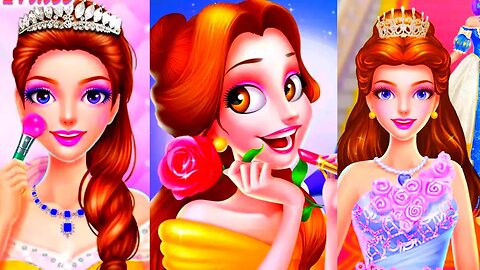 Makeup princess dressup salon/princess games/hair salon/beauty salon/girl games @TLPLAYZYT