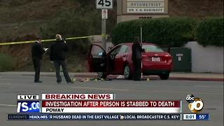 Man stabbed to death in Poway