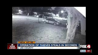 CAUGHT ON VIDEO: Thieves break in cars in seconds