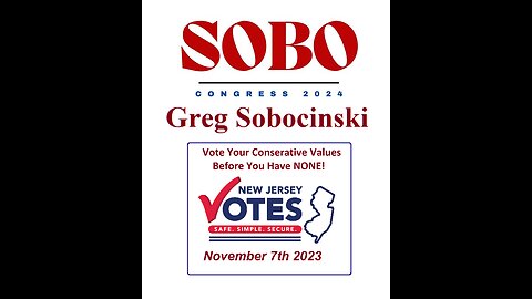 Greg Sobocinski for US Congress NJ CD-3