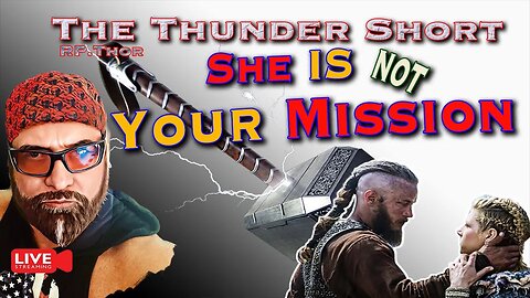 The Thunder Short with RP THOR 'She is Not Your Mission!