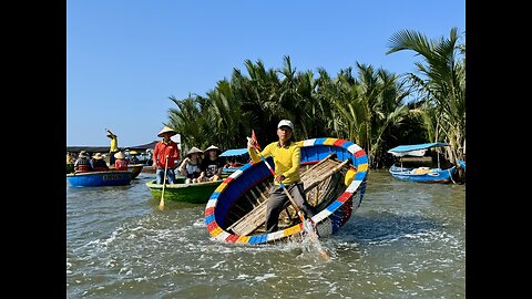 Coconut Boat Ride in Hoi An, Vietnam - May 2024