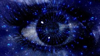 Science Fiction Eye In Outer Space