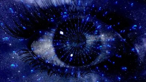 Science Fiction Eye In Outer Space