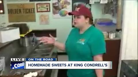 Crafting sundaes at Kenmore's King Condrell's