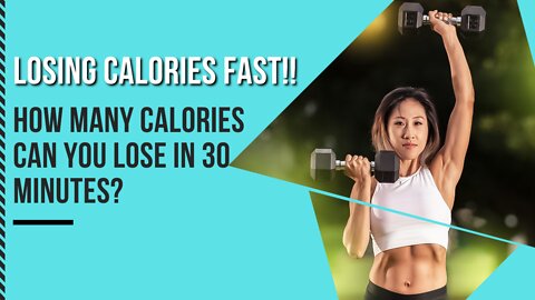 Losing calories fast!! 🔥 How many calories can you lose in 30 minutes?