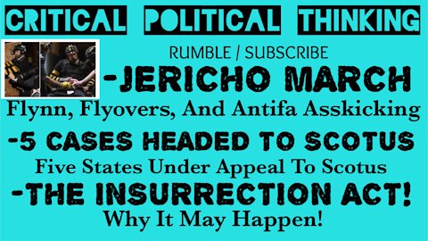 Jericho March Fights, The Insurrection Act May Happen, and The remaining SCOTUS Cases EXPLAINED!