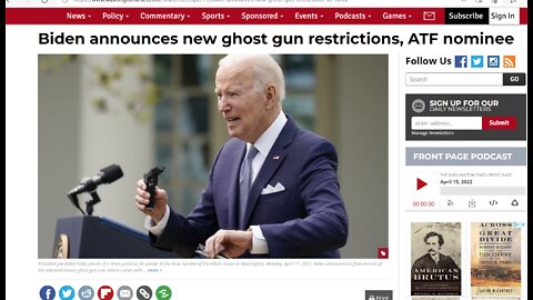 Liberty Conspiracy - Biden's 'Ghost Gun' Edict Teaches Big Lessons Re Lies, History 4-15-22