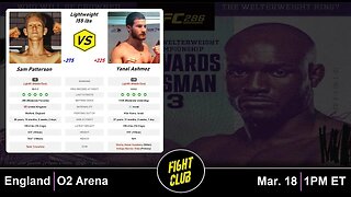 UFC 286: Sam Patterson vs. Yanal Ashmov - Fight Breakdown & Prediction