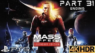 Battle of the Citadel | Mass Effect 1 LE Walkthrough Gameplay Part 31 | PS5, PS4 | 4K | ENDING