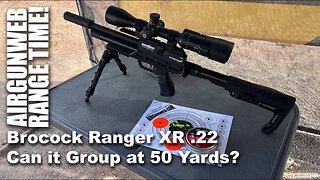 AIRGUN RANGE TIME - Brocock Ranger XR .22 50 Yards with JSB Pellets and Hawke Optics