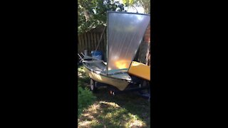 DIY Do It Yourself Kayak Sail by Mike Green