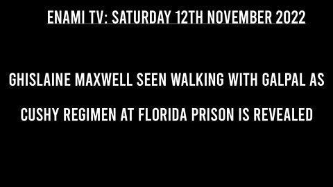 Ghislaine Maxwell seen walking with galpal as Florida prison cushy regimen revealed by Daily Mail.