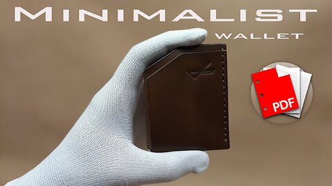 From Pattern to Minimalist Leather Wallet Card Holder