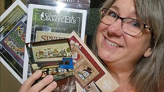 Cross stitch retreat review. The complete haul and stash enhancement. #crossstitch #retreat #haul