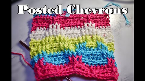 How to Crochet the Posted Chevron Stitch