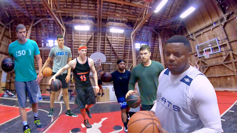Barn Basketball Highlights: Crossovers, Side-Steps, and More.