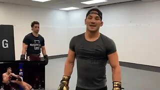 Michael Chandler technique breakdown of Dan Hooker KO