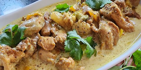 Pollo Curry Estofado #cocinafacil