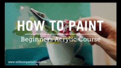 Beginners Acrylic Painting Course