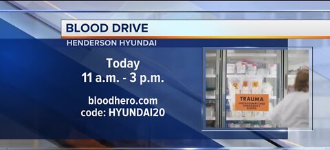 Henderson Hyundai holds blood drive