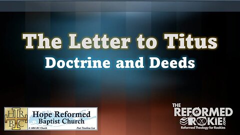 Titus Overview: Doctrine and Deeds