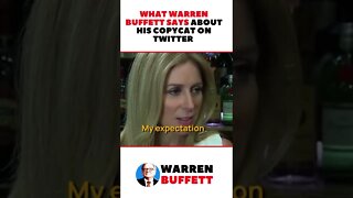 What Warren Buffett Says About His Copycat on Twitter | Motivational Speech #shorts