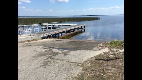 Kayak Fly Fishing Review of Lake Weohyakapka in Polk County, Florida