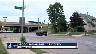 Good Samaritan carjacked