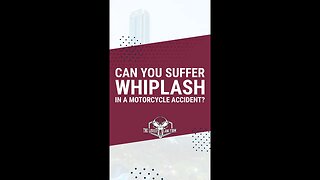Can You Suffer Whiplash In A Motorcycle Accident? #shorts