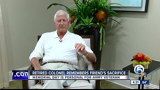 Retired colonel, Vietnam Vet remembers friend's sacrifice on Memorial Day