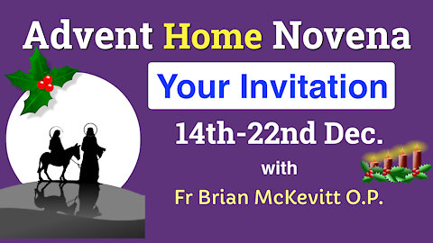 Advent Home Novena Day I we dare to say