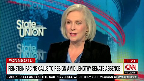 New York Democrat Senator Kirsten Gillibrand Denies Absentee Democrat Dianne Feinstein Should Resign