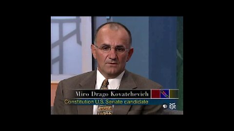 Constitution Party of Minnesota: Miro Drago Kavatchevich on PBS Almanac (October 4, 2002)