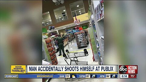 Pasco County man accidentally discharges gun, shoots self in Publix