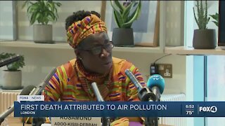 First pollution-related death