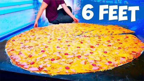 The Biggest 6 Feet Pizza You Could Ever Cook