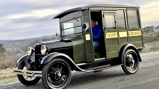 Servicing and driving 1929 Ford Model A Mail Truck