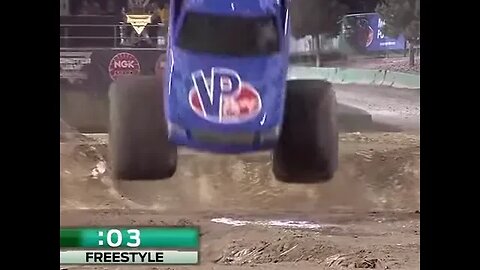 The first ever successful monster truck front flip WILD 🤯 ｜ #shorts