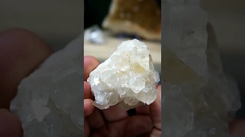 Calcite crystal formation