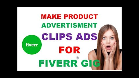 How to make video ads For Fiverr Gig |How make a Logo and short video ads?