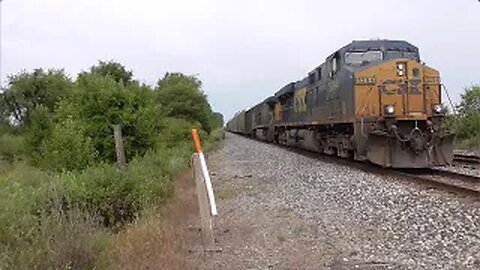 CSX I138 Intermodal Train from Sterling, Ohio July 15, 2023