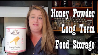 Augason Farms Honey Powder ~ Taste, Use & Storage