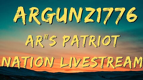 ARgunz1776 @AR's Patriot Nation 9mm night!