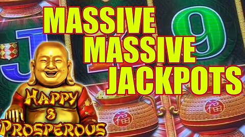4 JACKPOTS! MASSIVE WIN on $125 SPINS HIGH LIMIT DRAGON LINK SLOT MACHINE