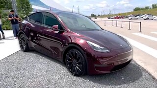 NEW Model Y Color! (Tesla Shareholder Meeting 2023!!)
