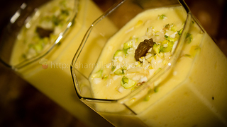 Mango Lassi by Sharmilazkitchen | North Indian Sweet Yogurt Drink